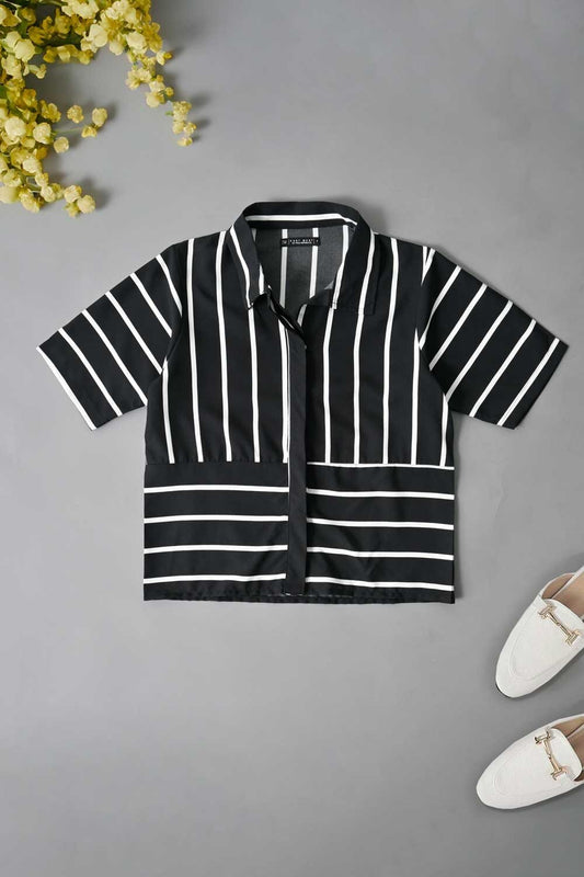 East West Women's Striped Minor Fault Shirt