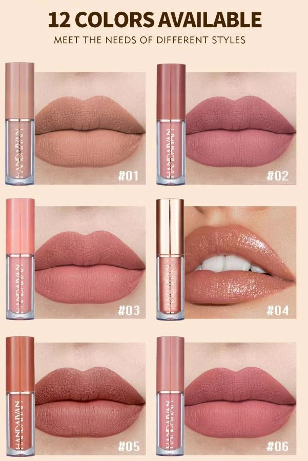 Matte Liquid Lipstick Pack of 12 pcs